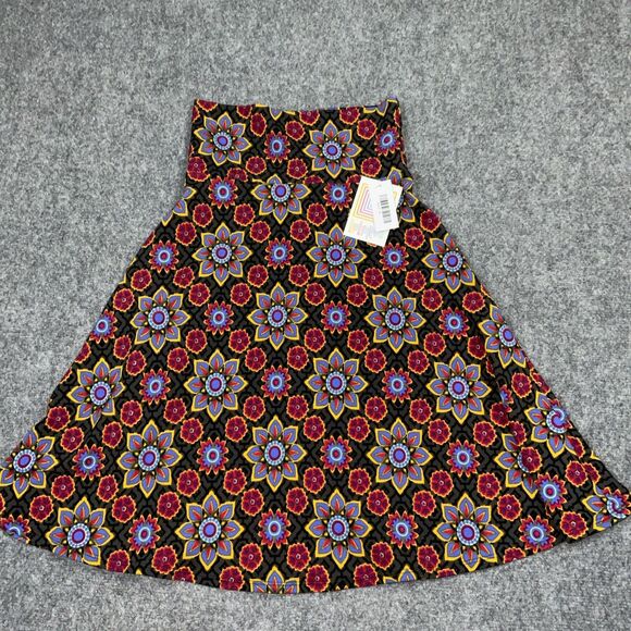 LulaRoe Skirt Womens Size XS Cassie Azure Lot Of 2 NWT Floral  Whimsy - Picture 4 of 5